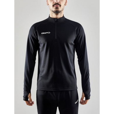 Craft Sport Long Sleeve Shirt Evolve Halfzip - durable, made of stretch material - black Men